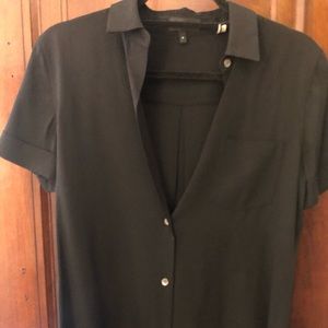 Short sleeve theory blouse